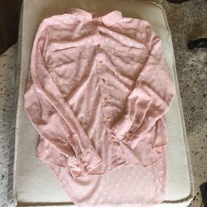 Button down blouse, light pink!!!